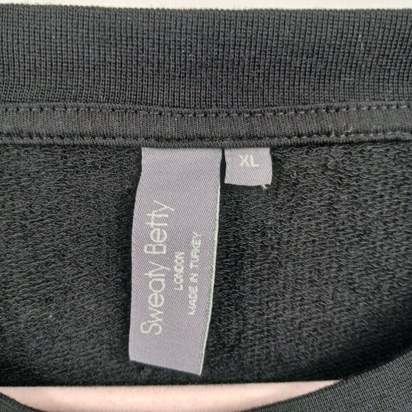 Sweaty Betty Black Sweatshirt XL Pullover - Picture 6 of 11